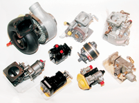 Turbochargers, waste gates, fuel pumps, TCM Teledyne Continental and Lycoming aircraft engine fuel systems, governors, vacuum pumps - - all kinds of aircraft accessories.