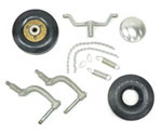 Aircraft tailwheels and parts