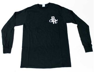 Picture of Preferred Black Retro Long Sleeve Tee's