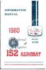 Picture of New 1980 Cessna A152 Aerobat Pilot Information Manual PN D1171-13