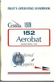 Picture of New 1978 Cessna A152 Aerobat Pilot Operating Handbook PN D1108-2-13