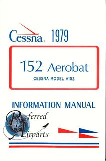 Picture of New 1979 Cessna 152 Aerobat Pilots Information Manual p/n D1137-13.