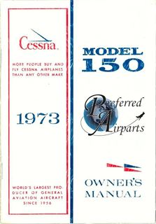 Picture of New 1973 Cessna 150 Owner’s Manual p/n D962-13
