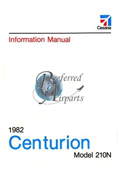 Picture of New 1982 Cessna 210N Information Manual p/n D1226-13.