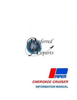 Picture of New Piper Cherokee Cruiser Pilot Information Manual p/n 761-622
