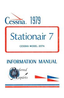 Picture of New 1979 Cessna 207A StationAir 7 Pilot’s Information Manual p/n D1149-13.