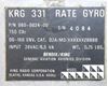 Picture of Serviceable Bendix King KRG-331 Yaw Rate Gyro PN 060-0024-00