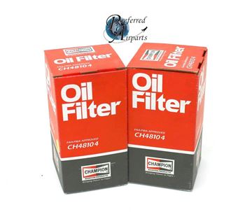 Picture of New Surplus Lot of Two Champion Aviation Products Oil Filters pn CH48104