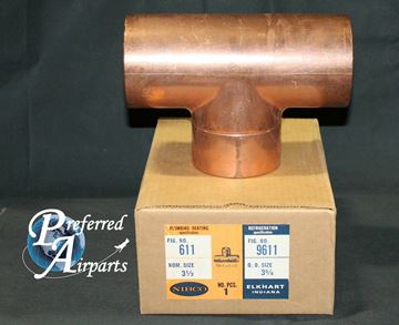 Picture of New NIBCO Plumbing and Heating 3.625" OD Copper Tee Fitting