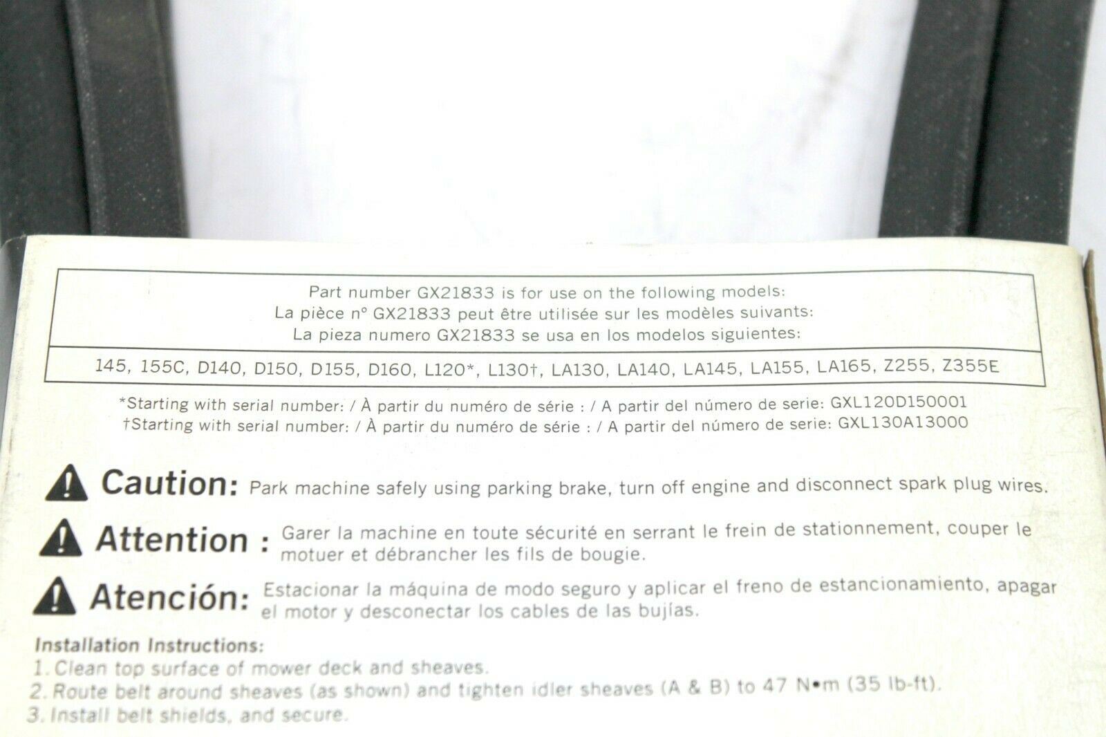 Gx21833 clearance