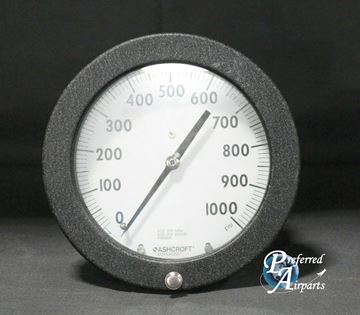 Picture of New Old Stock Ashcroft Duraguage 0 to 1000 psi Pressure Gauge p/n 60-1377SSXSG