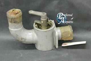 Picture of New Surplus Douglas C-47 (DC3) Oil Tank Shut Off Valve p/n D26-76