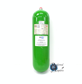 Picture of Used N23D Services Composite Oxygen Cylinder p/n N23D-21507-02.