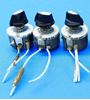 Picture of Lot of 3 Used Rheostat Potentiometers P/N XR-5238 With Knobs P/N 0813475-7 (19101)