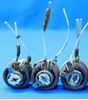 Picture of Lot of 3 Used Rheostat Potentiometers P/N XR-5238 With Knobs P/N 0813475-7 (19101)