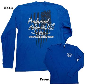 Picture of Preferred Blue Flag long Sleeve Shirt