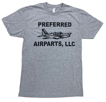 Picture of Preferred Airparts Heather Gray Throwback Shirt 