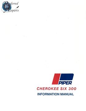 Picture of NOS 1977-1979 Piper PA32-300 Cherokee Six 300 Pilot Info Manual pn 761-632