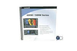 Picture of Used Garmin 400W/500W Pilots Guide Addendum p/n 190-00356-30.