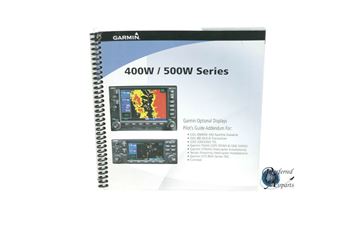 Picture of Used Garmin 400W/500W Pilots Guide Addendum p/n 190-00356-30.