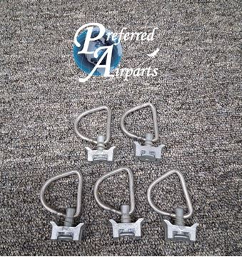 Picture of Lot of 5 New Surplus Aircraft Tie Down Fitting Rings, p/n 687-593