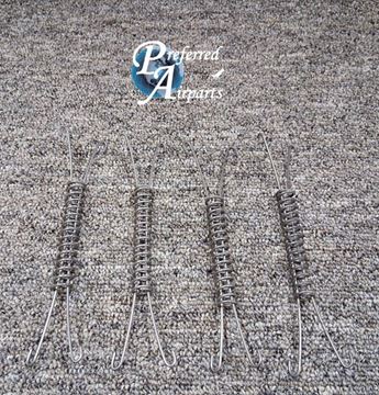 Picture of Lot of 4 New Surplus Piper Aircraft Antenna Tension Springs, p/n 487-388