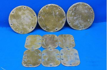 Picture of Lot of 9 Cessna 172RG Inspecton Cover Plates P/N: S225-7, 1200563-2 (21018)