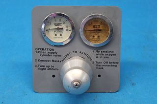 Picture of Used Aerostar 601P Scott Altitude & O2 Supply Indicator w/ Knob 8805-01 (27245)