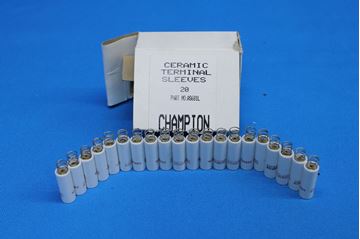 Picture of 1 Lot of 20 NOS Champion Ceramic Terminal Ignition Sleeves P/N: AS681L (23925)