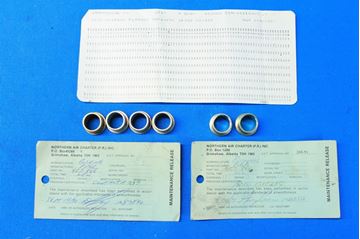 Picture of 1 Lot of 6 New Old Stock Piper Aircraft Bushing P/N 453-866 (19292)