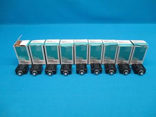 Picture of 1 Lot of 9 NOS Potter & Brumfield 4 Amp Circuit Breakers PN: 431-204-101 (14726)