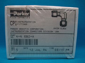 Picture of 1 Lot of 10 NOS Parker CPI Instr. Conn. Fittings Union Elbow PN 4-4EBZ-A (12086)