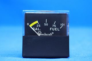 Picture of New Old Stock Beechcraft Jewell Fuel Gauge Panel P/N: 60-384034-7 (22862)