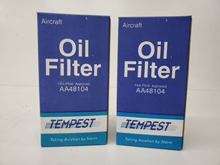 Picture of Lot of 2 Tempest Oil Filters P/N: AA48104