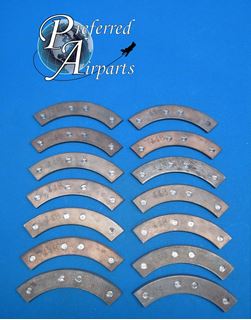 Picture of 1 Lot 14 of NOS Ward Aero Brake Linings Pads P/N: 448 Alt 066-01500 (14132)