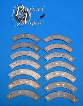 Picture of 1 Lot 14 of NOS Ward Aero Brake Linings Pads P/N: 448 Alt 066-01500 (14132)