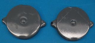 Picture of 1 Lot of 2 NOS Vintage Engine Oil Container Tank Cover Caps PN: 69810 (14738)