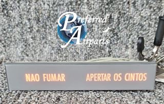 Picture of New Aero/Twin Commander Illuminated No Smoking Sign (Portuguese), p/n 800692-501