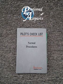 Picture of New Beechcraft 1900C Airliner Pilot's Check List & Binder, p/n 114-590021-63F