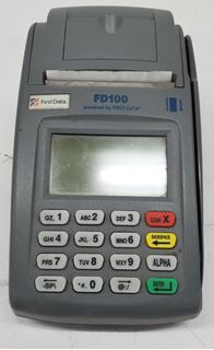 Picture of First Data Credit Card Machine PN 001078064