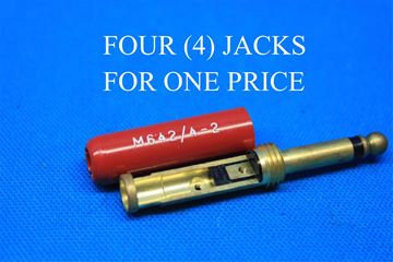 Picture of Lot of 4 New Switchcraft Connectors 1/4" Plug P/N: M642/4-2 (28806)