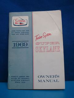 Picture of 1969 Cessna 206 Super Skylane Owner's Manual P/N D665-13 (10085)
