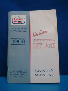 Picture of 1969 Cessna 206 Super Skylane Owner's Manual P/N D665-13 (10085)