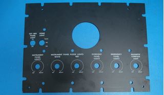 Picture of Aircraft Control Instrument Panel PN: 27-749213-7 (8333)