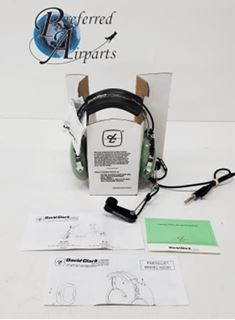 Picture of New David Clark Helicopter Style Aviation Headset Model H3330 PN 12508G-02