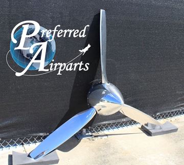 Picture of Mirror Polished 3 Blade Prop DeHavilland Heron DH 114 PN DISPLAY PROP (21983)