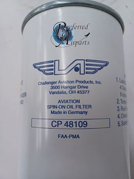 Picture of Oil Filter P/N CP48109, alternate for CH48109