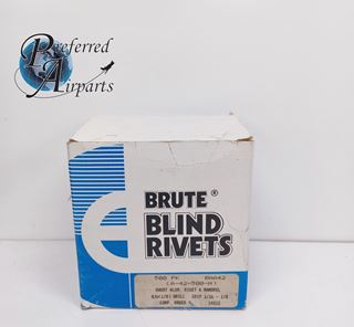 Picture of 1 Box of Aluminum Brute Blind Rivets - #30 Drill, Grip 1/16" = 1/8", BAA42