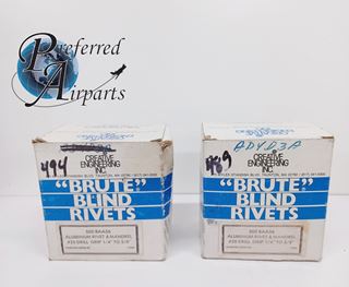 Picture of Lot of Aluminum Brute Blind Rivets, #20 Drill, Grip 1/4" - 3/8", BAA56