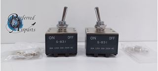 Picture of Lot of 2 New 3-Pole High Cap Switches, S831